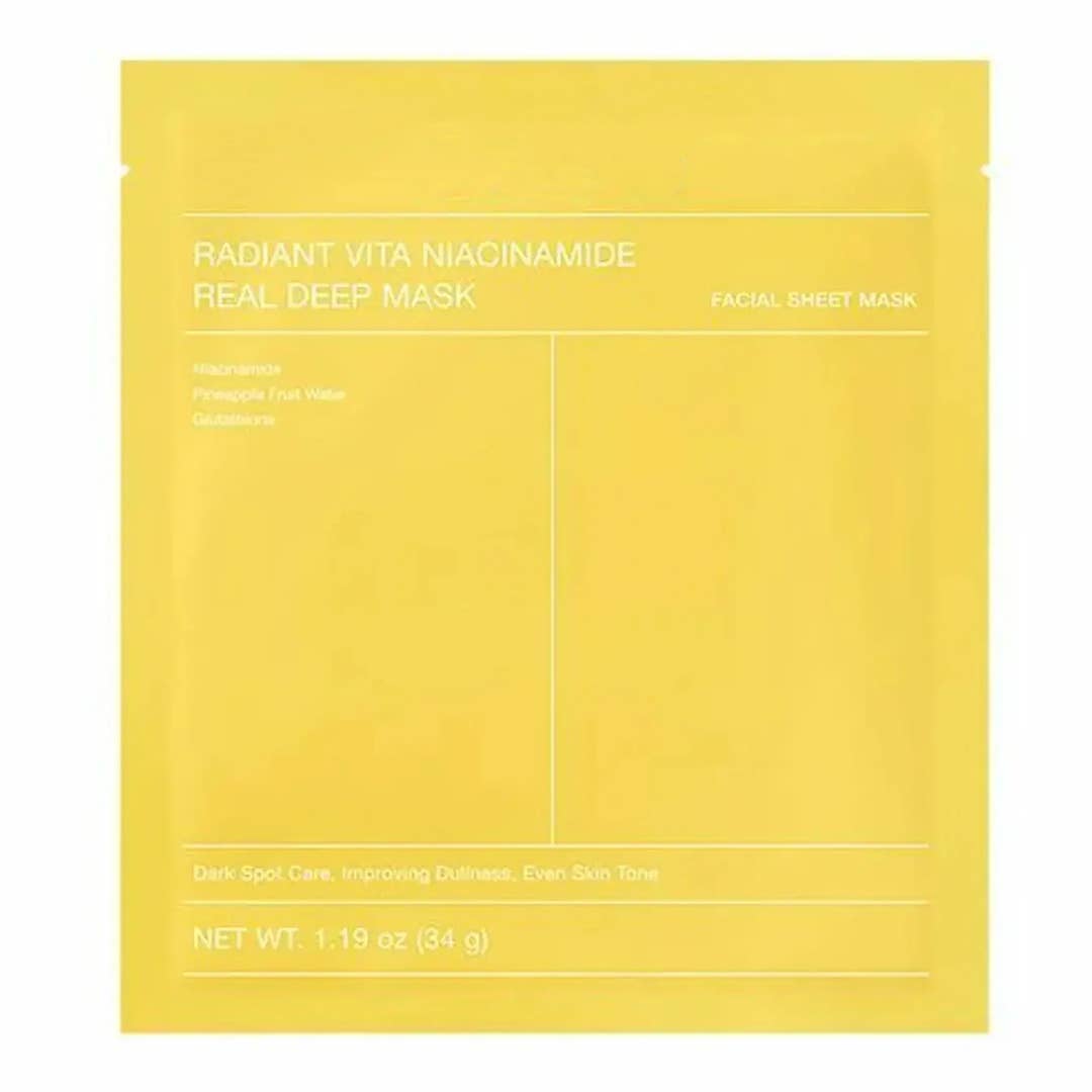 Korean Mask- Radiant Vita Niacinamide Real Deep Mask