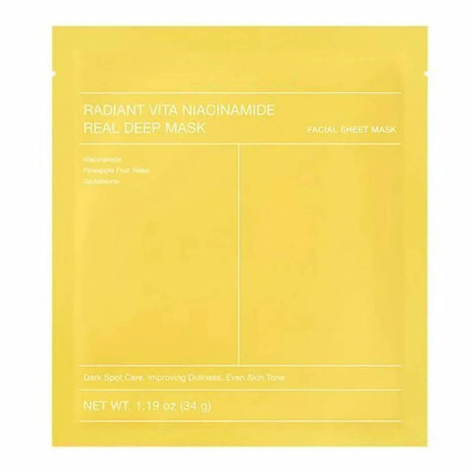 Korean Mask- Radiant Vita Niacinamide Real Deep Mask