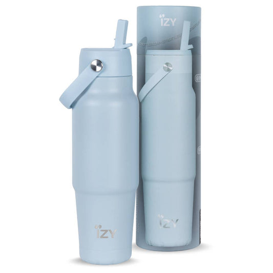 Baby Blue Stainless Steel 900ml Water Bottle